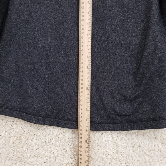 𝅺calia Carrie Underwood women US Small grey caviar black raglan top Limited Ed - Picture 9 of 11